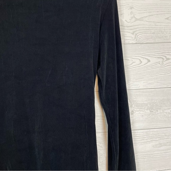 Chico’s Travelers Black Cowl Neck Blouse Size 0 (XS) - Picture 3 of 6